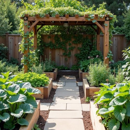 pergola vegetale